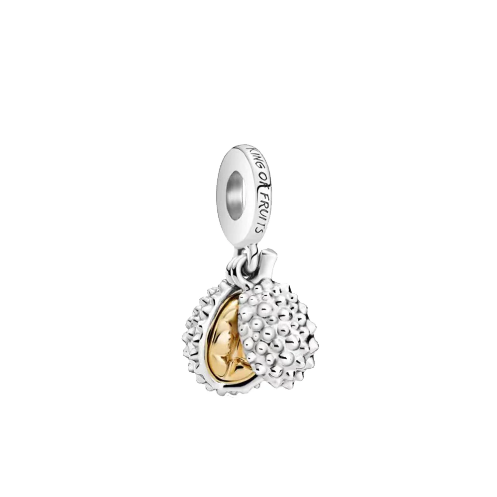 925 Sterling Silver Pendant Fruit Series Suitable for Original Pandora Bracelets, Used for Pendant Necklace Making