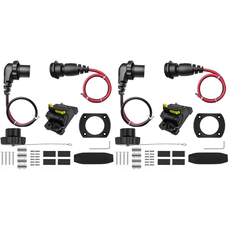 ABFU-2X 1865120 MKR-28 Marine Trolling Motor Plug Receptacle Circuit Br Kit 60A Kota Freshwater Saltwater 1865115 MKR-27