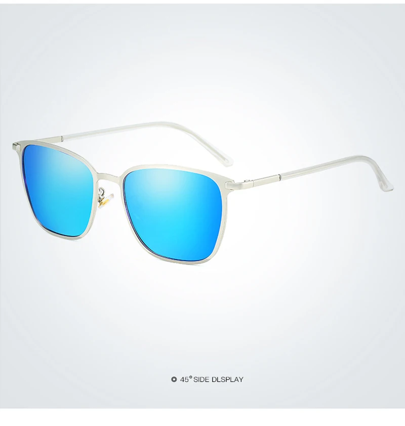 Klassische Quadratische Polarisierte Sonnenbrille Männer Luxus Metall Rechteck Sonnenbrille Männlich Vintage Nachtsicht Driving Shades UV400 – Detail 9