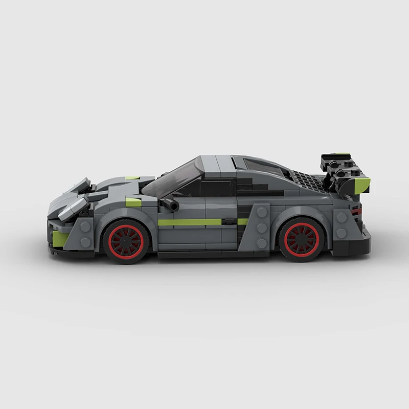 MOC Technique Speed Champions Racing Sports Vehicle Car Supercar Building Blocks Kit Bricks Classic Racecar GT2 RS Toy Kids Gift