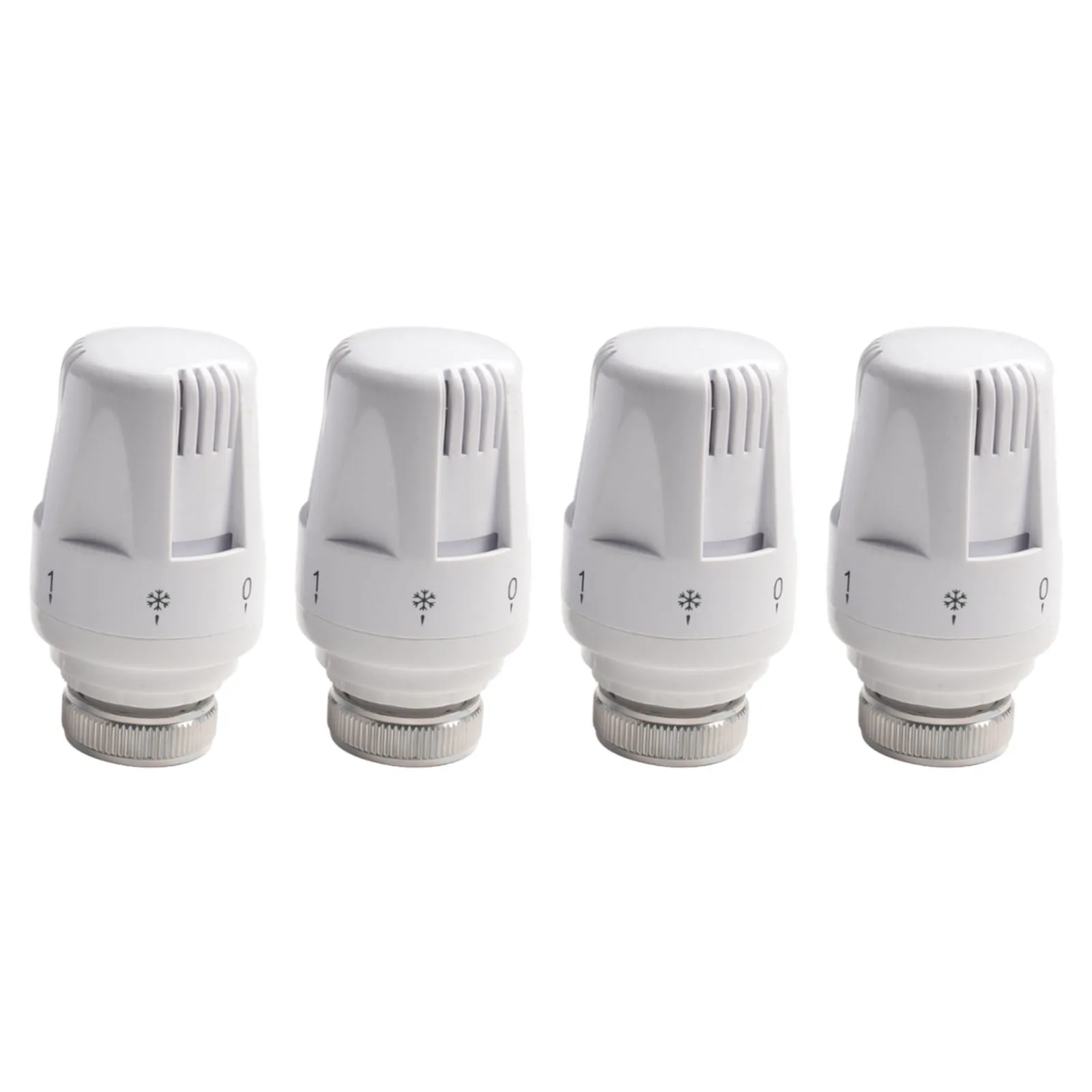 4PCS Thermostatic Radiators M30x1.5 Heating Valve 5-levels Temperature Controller Heads For Household Controls System Tools