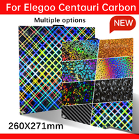 Elegoo Centauri Carbon Build Plate Smooth PEO Sheet PET Carbon Fiber Heatbed Spring Steel Sheet PEI Plate For Centauri Carbon
