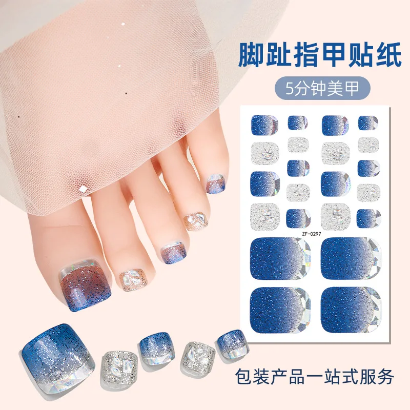 Imitacja wiertła naklejka na stopę paznokci folia olejowa paznokci naklejka na paznokcie wodoodporna stopniowa zmiana naklejka na paznokcie kocie oko naklejki na paznokcie