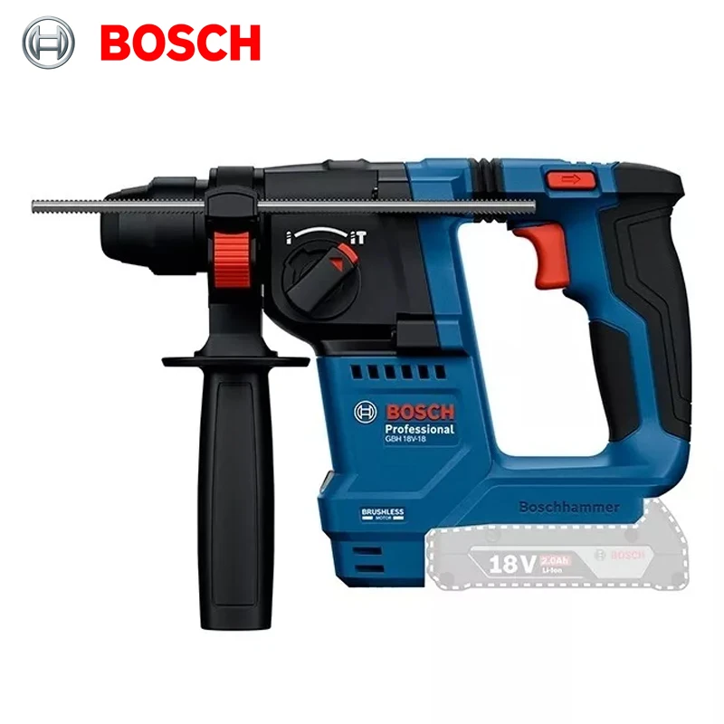 BOSCH GBH 18V-18 Cordless Rotary Hammer with SDS Plus Professional Brushless Motor Bosch 18V Power Tools GBH18V-18
