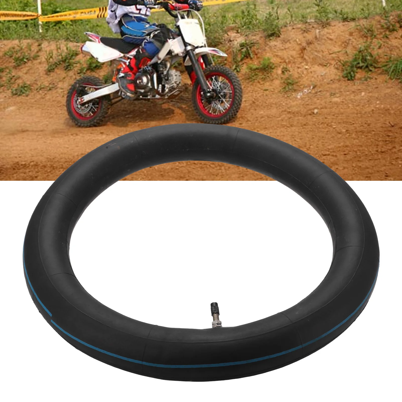 90/100‑14 Inner Tube Flexible Shockproof 90/100‑14 3.00‑14 Inch Inner Tube Pneumatic for Motorbike for 110cc 125cc 140cc