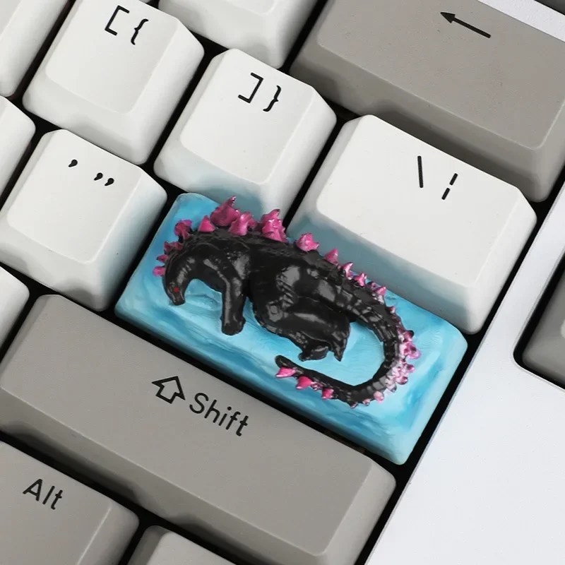 Creative Monster 3D Relief Keycap Handmade - Resin Cross Shaft Fitting for Mechanical Gaming Keyboard