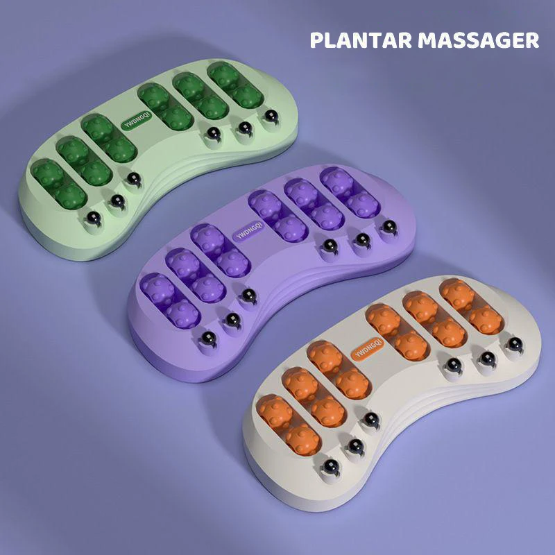 

Foot Roller Massager Foot Massage Magnetic Bead Roller Multi-Point Foot Massage Foot Therapy Rubbing Foot Massager Tri Color