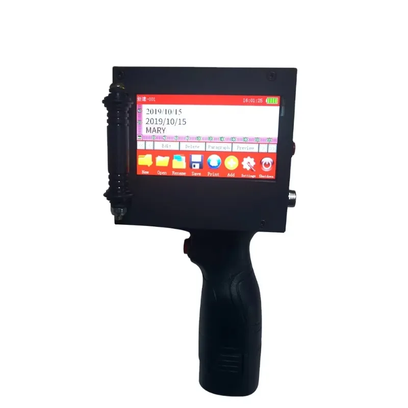 Willita 620-2C 5cm 50.8mm Portable Hand Jet Printer, Handheld Inkjet Coder for Carton Box Barcode Printing