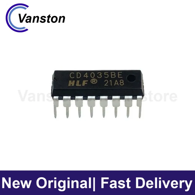10pcs Original CD4035BE Package DIP-16 CD4035 Inline Chip IC Brand New In Stock