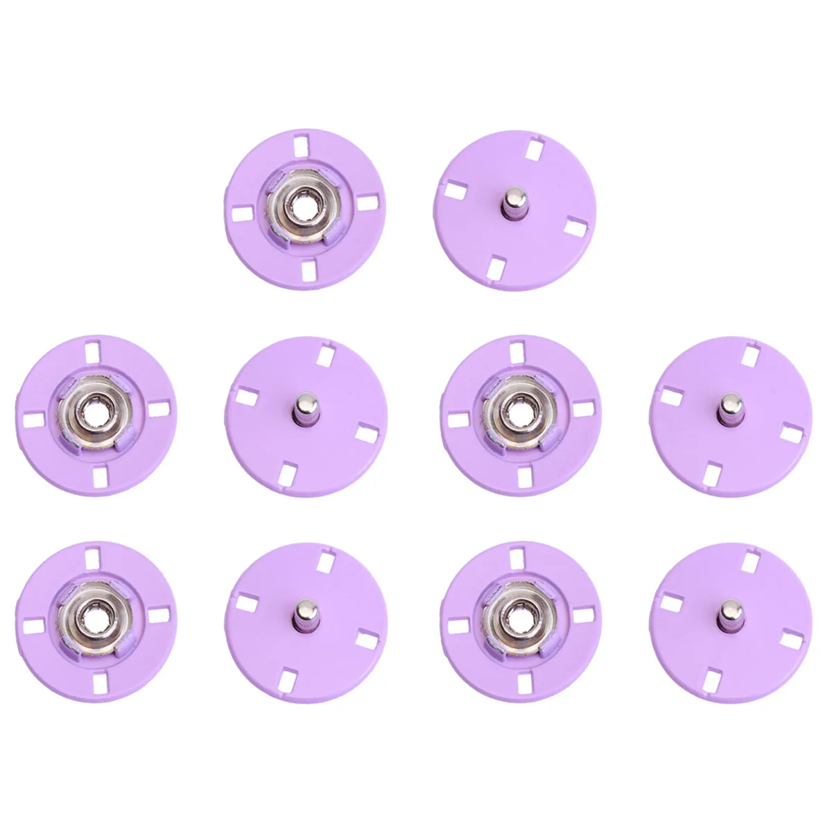 

10Pcs Metal Buttons Alloy Durable Simple Fashionable Clothes Sewing Knitting Scrapbook Making DIY Decor