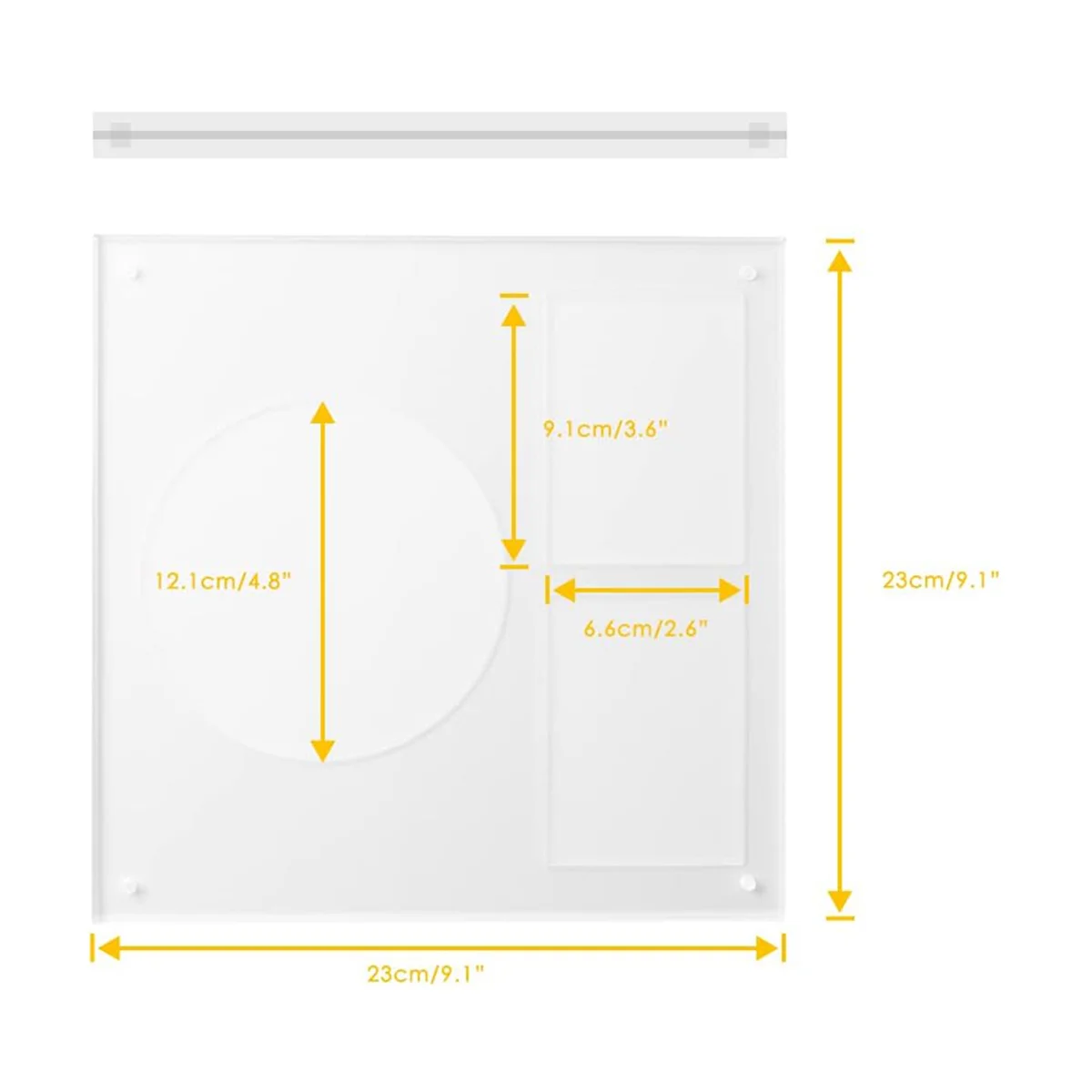 

Photocard and CD Holder Stand, Acrylic Standing Display, Card Cares Ultra Clear Trading Cases Protectors for Photocard