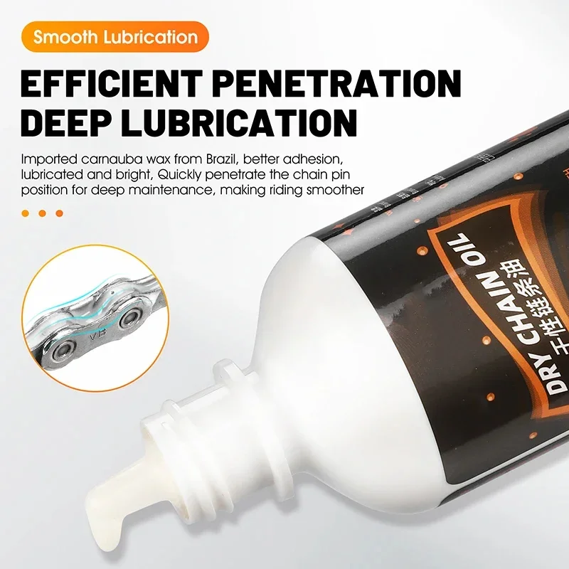 

ESLNF Dry & Wet Bicycle Chain Oil - Lubricant & Rust Inhibitor for Mountain & Road Bike Chain Maintenance Cycling Accessories