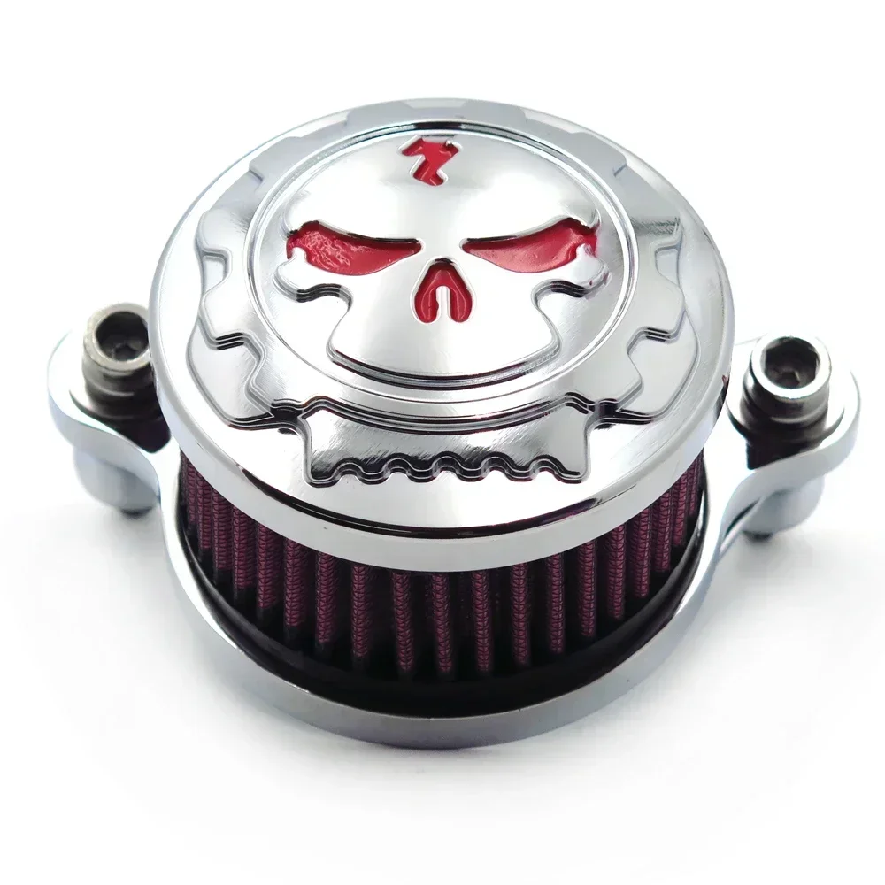 

Skull Air Cleaner Intake Filter System Kit for Harley Davidson Sportster XL883 XL1200 1988 -2015 Aftermarket Motorcycle Parts