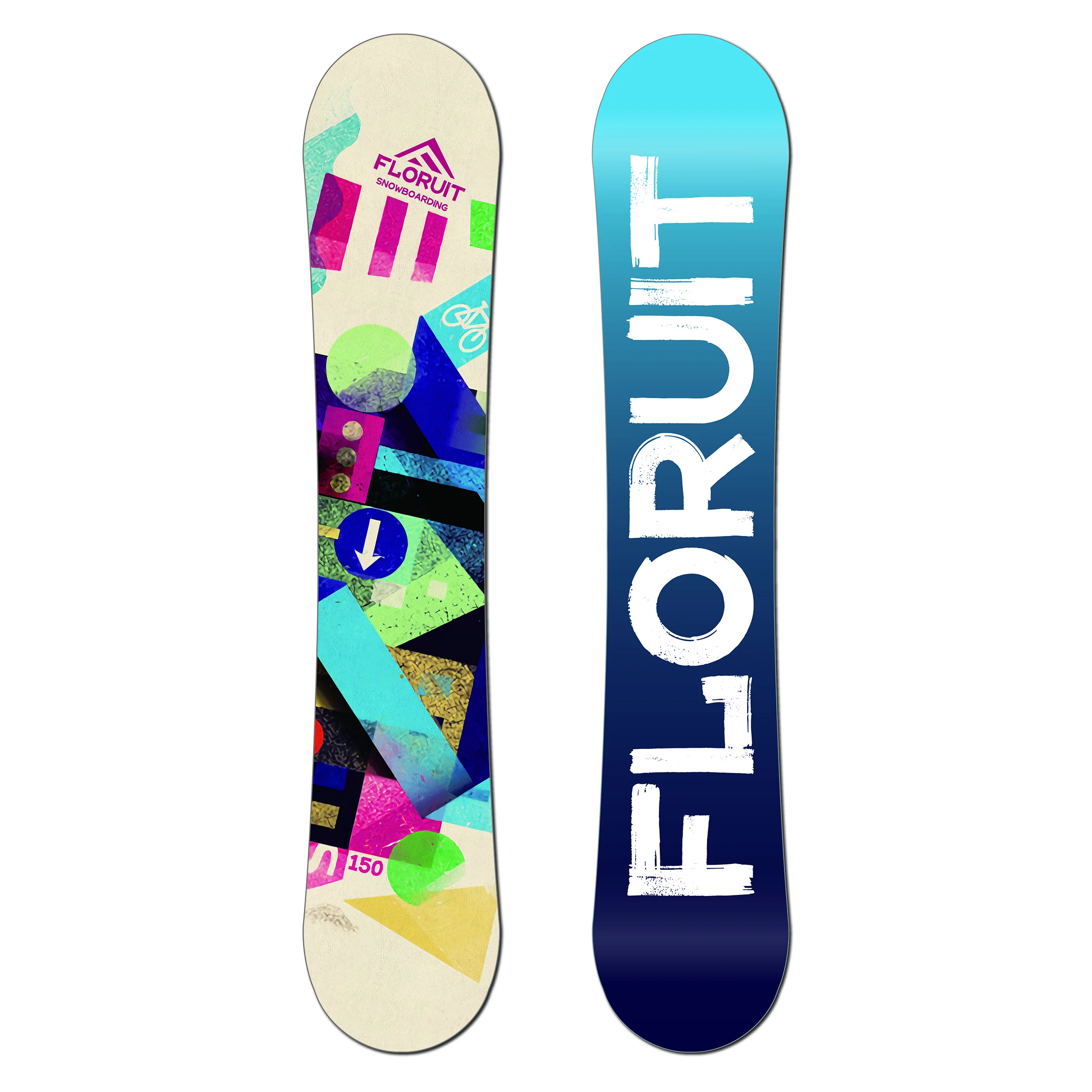 Factory Custom All Mountain Camber Snowboard Freeride Snowboard Equipment With Sandwich Structure