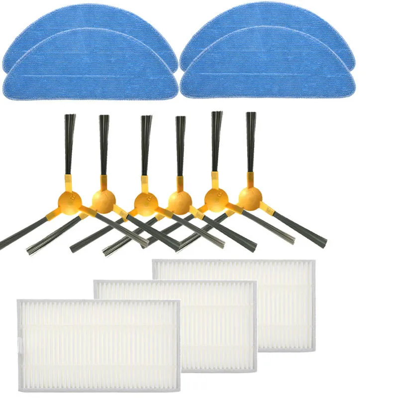Side Brush HEPA Filter Mop Cloth for Puron PR10 Robot Vacuum Cleaner Spare Parts Accessories