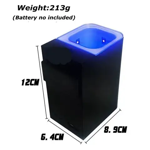 UV-tändarackumulatorjigg mjukt bete LED-blixt lyser i mörkret med bläckfisklampa för havsfiske 8 best sales LED-bete - №3