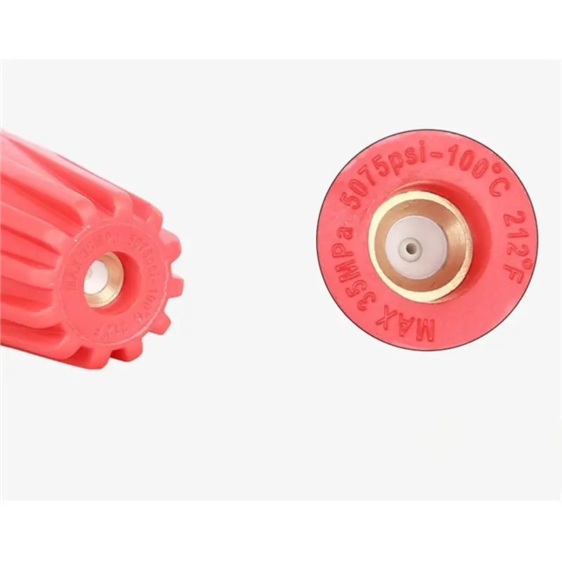 ABVJ-Pressure Washer Turbo Nozzle Rotating Adapter With 1/4Inch Connectors- Release Power Washing Tips For Car Cleaning 35Mm