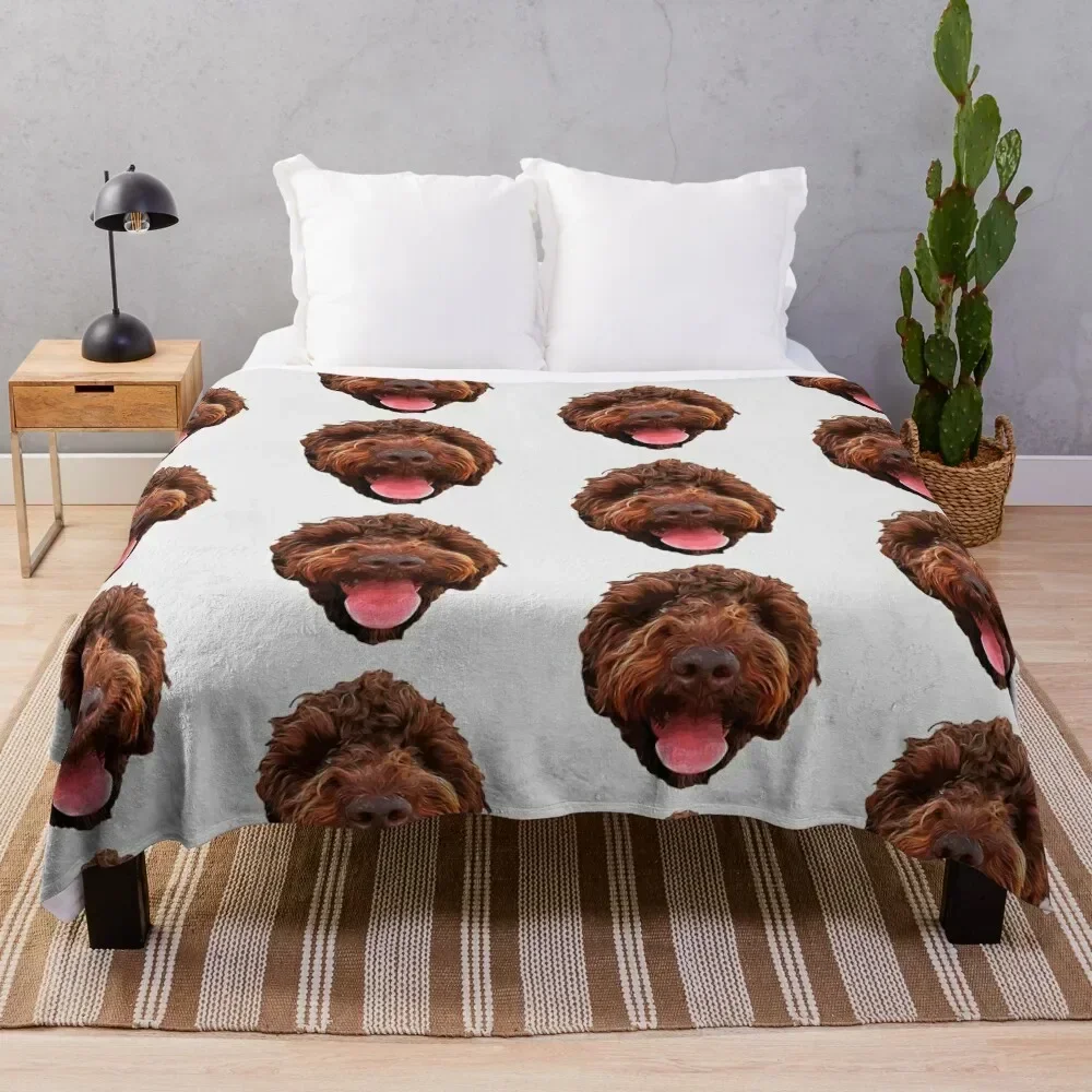 

Lagotto Romagnolo Throw Blanket Warm Plush Fuzzy Blanket for Living Room