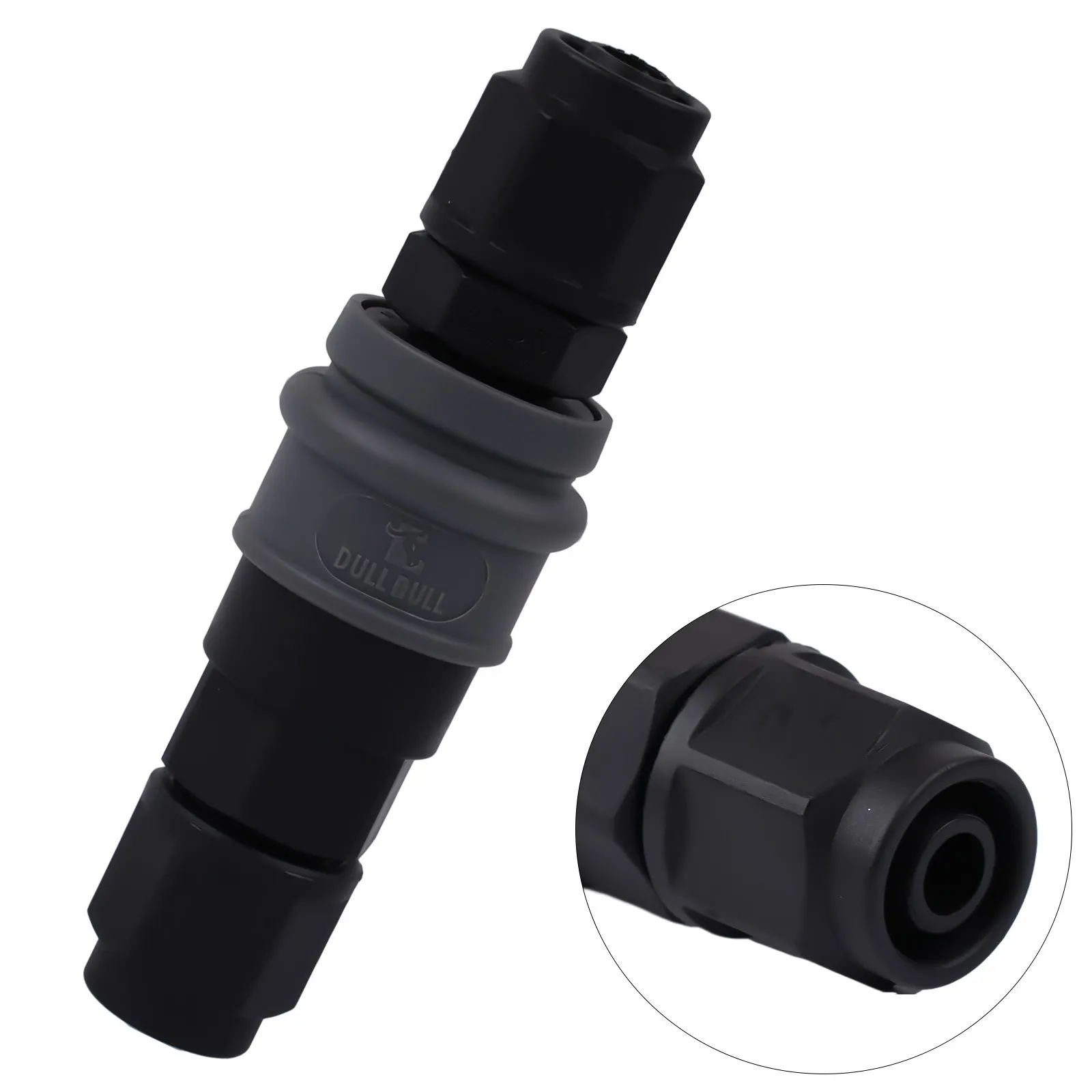 C-Type Quick Connector 8mm Equipment Leak-proof Non-rusting Part Plastic Steel Pneumatic Self-locking 12mm 2 Pcs