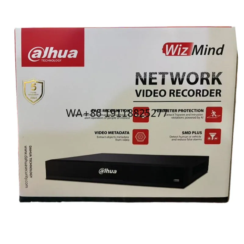 

NVR5864-XI 64CH 2U 8HDDs WizMind Network Video Recorder