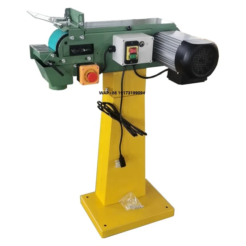 

BS100-140 Mini Durable 1-Year Warranty Electric Angle Grinder Small Belt Sander 4-Inch Double Speed Safety for All Metal