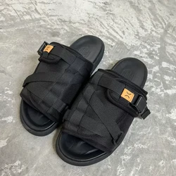 VISVIM Men Sandals women Sandals Comfortable Casual Sandals Genuine Leather  Casual Shoes Summer Fashion Slippers