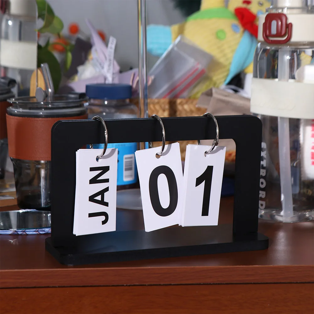 

Реквизит для фотографий INS Деревянный календарь Твердый вечный календарь в скандинавском стиле Прочный креативный настольный график для дома