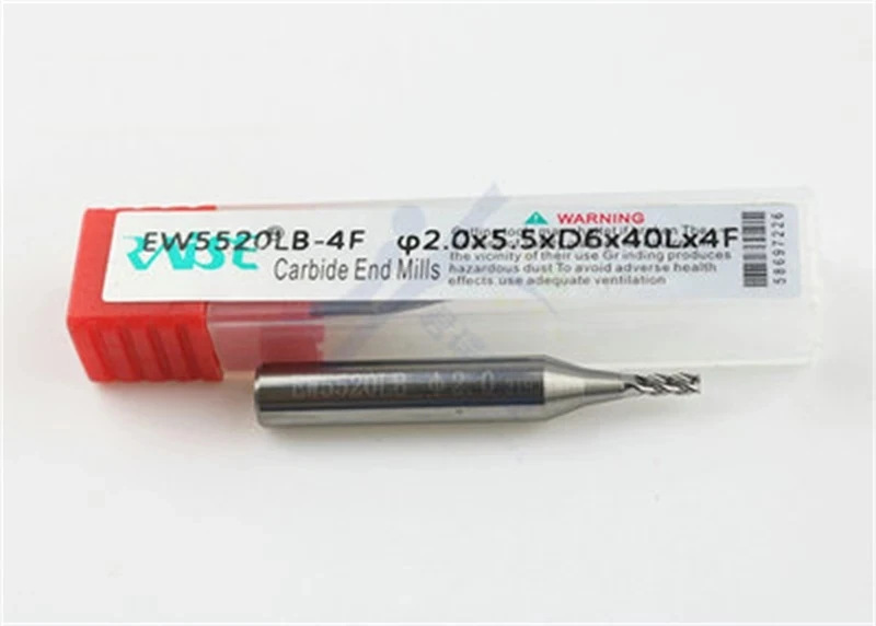 CHKJ EW5520LB 3 الأسنان ماكينة بتحكم رقمي بالكمبيوتر نهاية قاطعة الطاحونة E9 A9 X007 وغيرها من آلة مفتاح التصنيع باستخدام الحاسب الآلي 2.0 قاطعة المطحنة نوعية جيدة