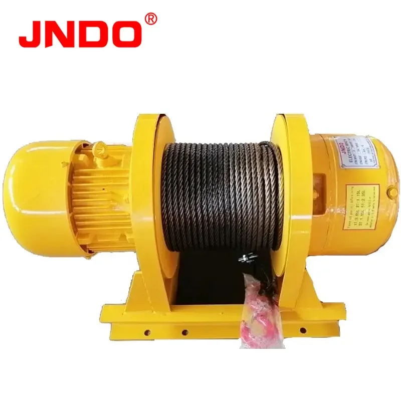 Heavy-Duty High-Speed Remote Control Electric Wire Rope Winch Small Pulling Force 1ton 5ton 10Ton Engine For Marine And Mine Use