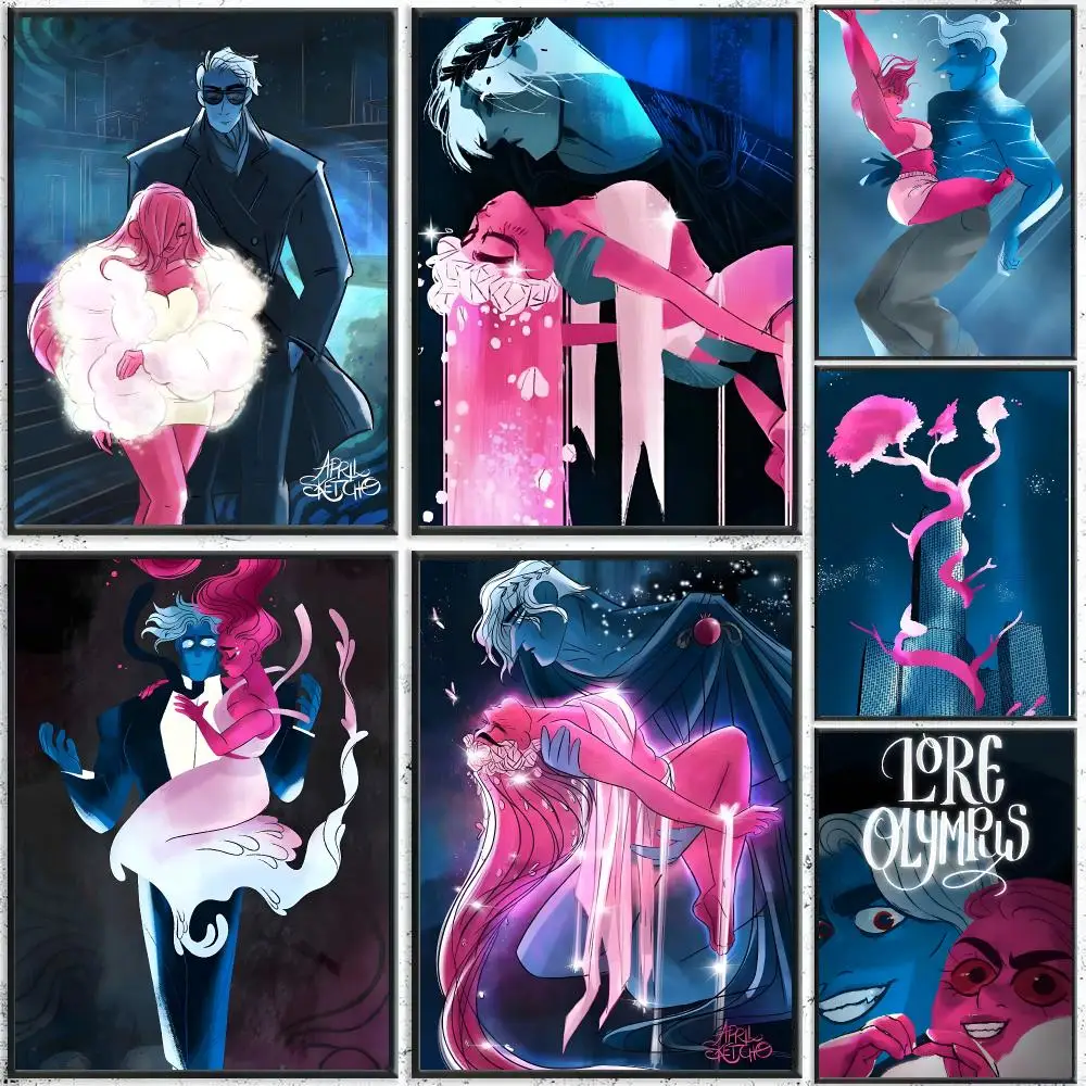 Anime L-Lore Olympus Poster HD Waterproof Self-Adhesive Wall Art – Multi-Scene Use Top Gift Pick