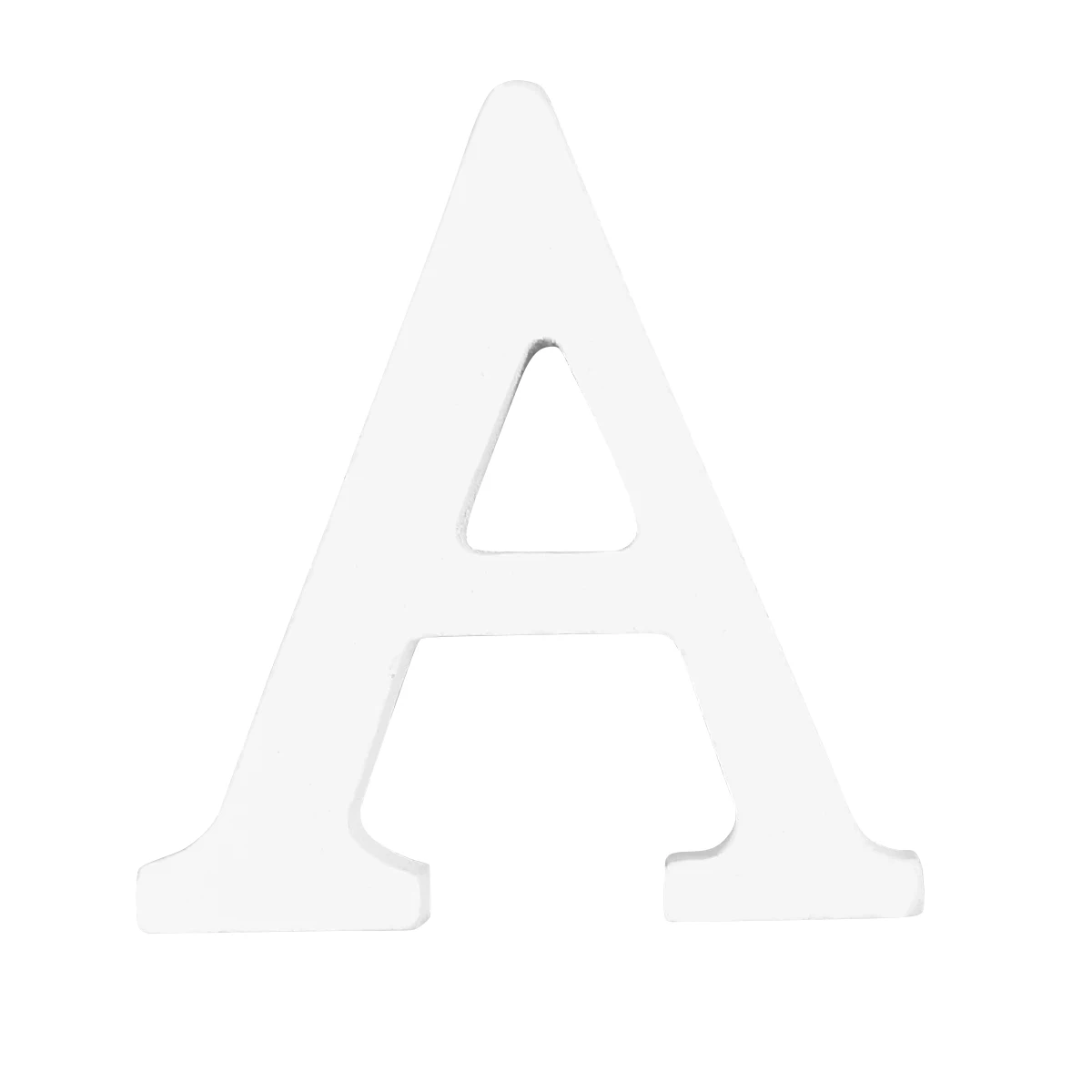 

Letter Ornaments Wedding Party Decoration Wood Alphabet Letters Household White Bamboo