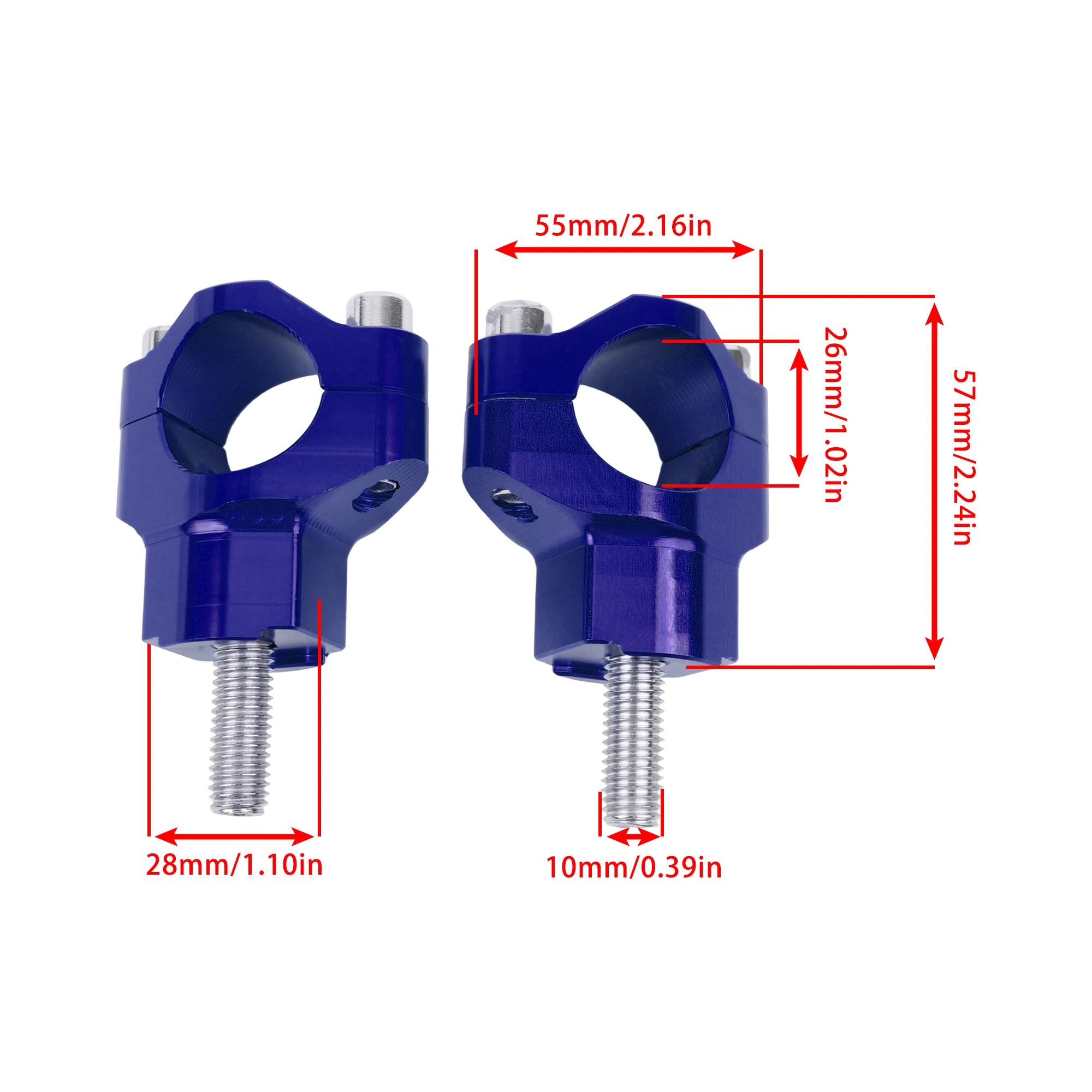 28mm Motorcycle Handlebar Risers Bar Mount Clamp For KTM SX SXF XC XCF XCW EXC EXCF GasGas Husqvarna Enduro DirtBike Accessories