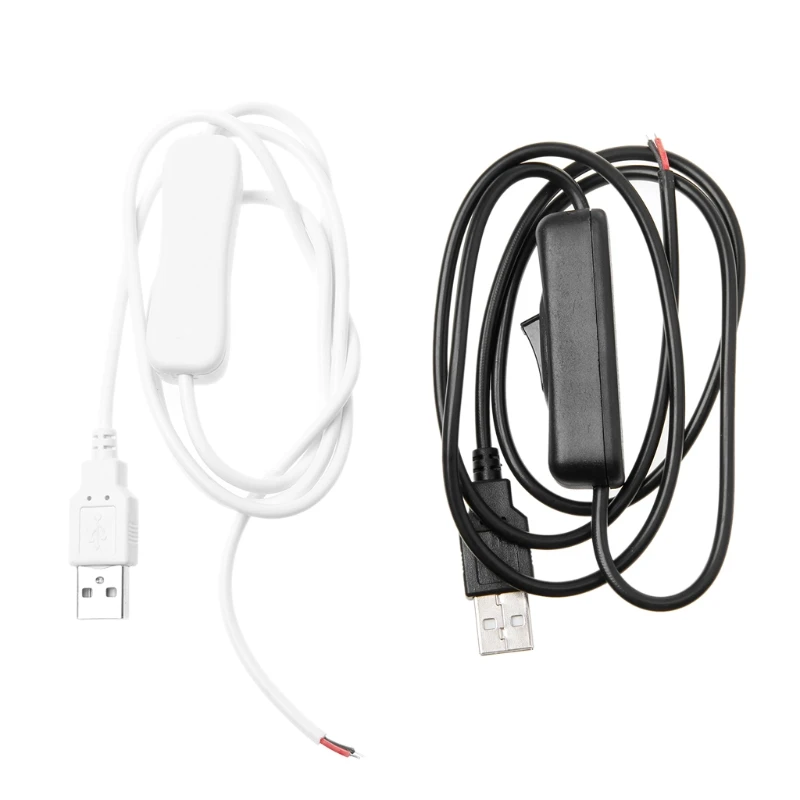 3.3ft USB 2.0 ประเภท A ชาย 2Pin 5V ปลั๊กขั้วต่อปลั๊ก USB ถึง 5V Dropship