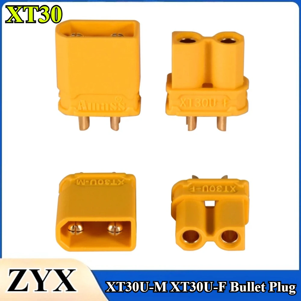 

3/5Pcs XT30 XT30U-M XT30U-F Bullet Connectors Plug for RC Car Boat DIY Accessories Lipo Battery Quadcopter FPV Racing Drone Boat