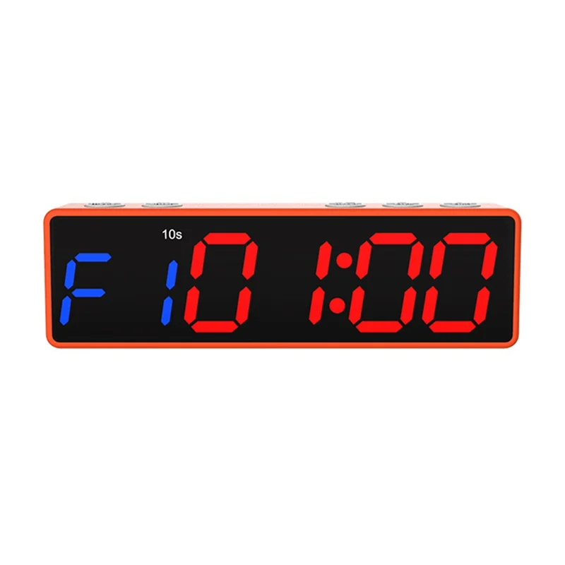 

Portable Gym Timer Interval Timer Workout Fitness Clock Countdown/UP/Stopwatch Magnetic USB Rechargable Fitness Timer B