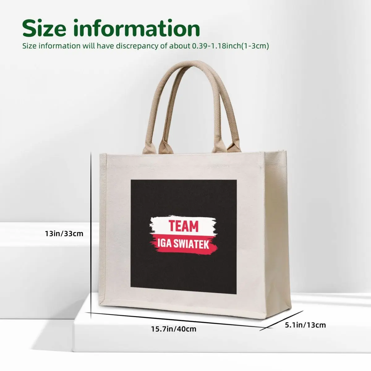 Team Iga Swiatek Tote Bag Shopper bag canvas bags bags for women