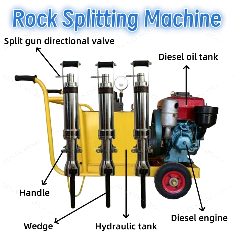 Hydraulic Stone Splitting Machine Rock Drill and Splitter Hydraulic for Sale