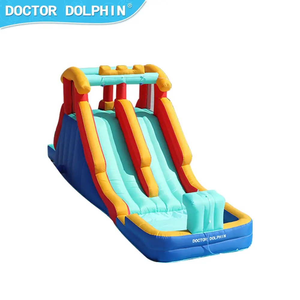 Family kids party games pool slide toys inflatable jumping castle inflatable bouncy castle with water slide