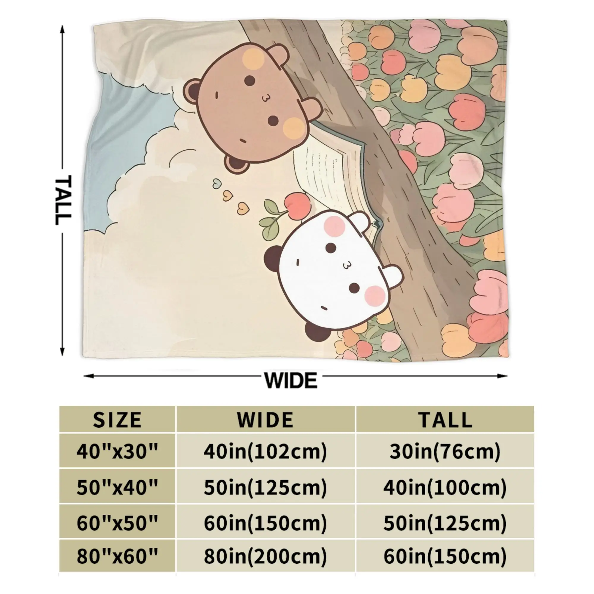 Bubu and Dudu Series Blanket Quality Soft  Throw Blanket Winter Decorative Couch Chair Sofa Bed Fluffy Bedspread