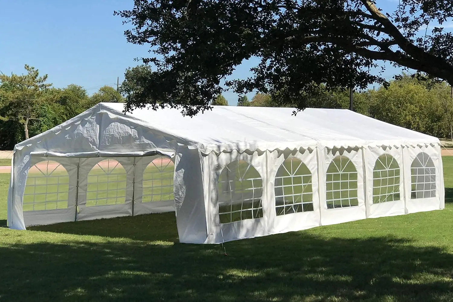 32'x20' Budget PE Tents for Parties Large Outdoor Canopy Big Wedding Party Event Tent with Waterproof Top Removable Sidewalls