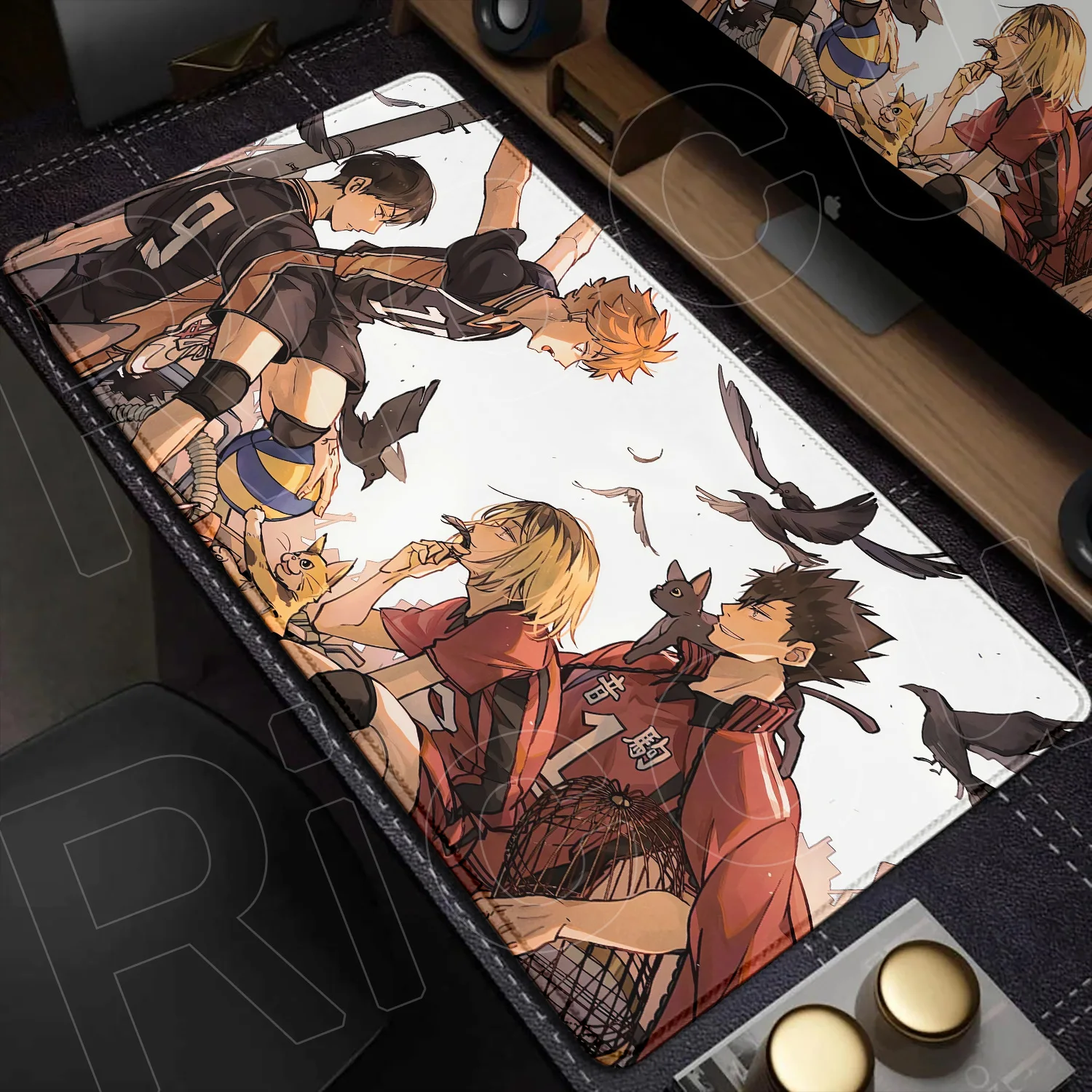 

Large Computer Gamer Desktop Decoration Mouse Pad 30x60cm Office Non-slip Rubber Base Table HD Print Haikyuu Gaming Keyboard Mat