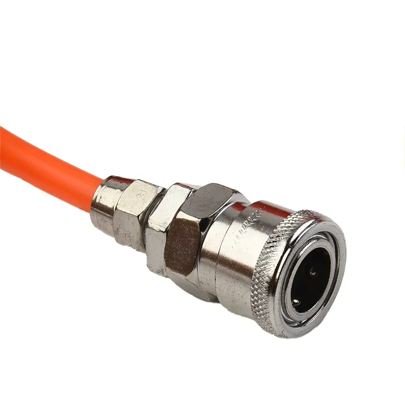 AB66-15M Pneumatic Straight Pipe Air Compressor Pump Hose 5X8mm Tube With Quick Connector Air Pipe Hose Hardware Tool