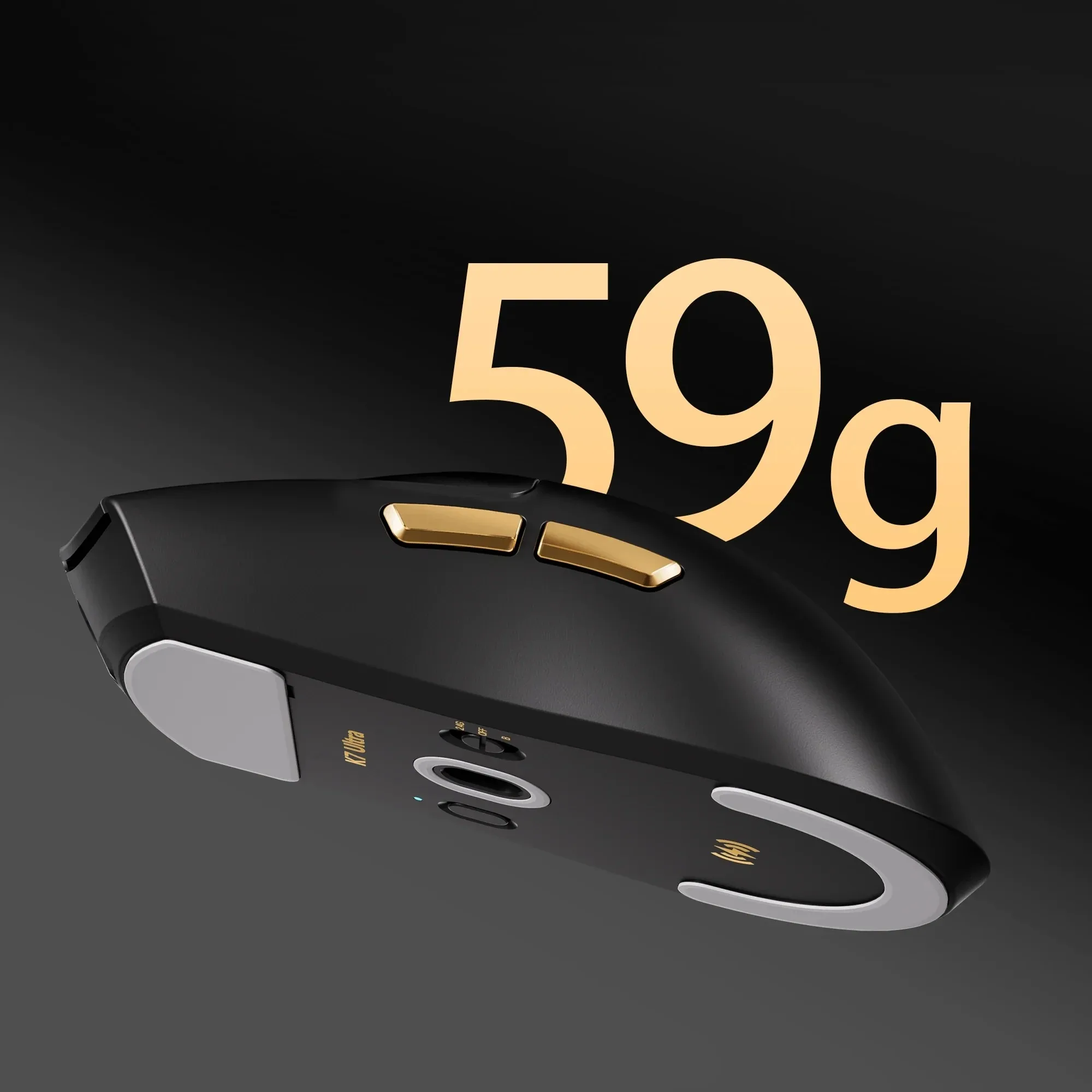 MCHOSE K7 Ultra Wireless Gaming Mouse PAW3950 Dual 8K Taxa de oragem Leve magnético sem fio Dock de carregamento Esports Office