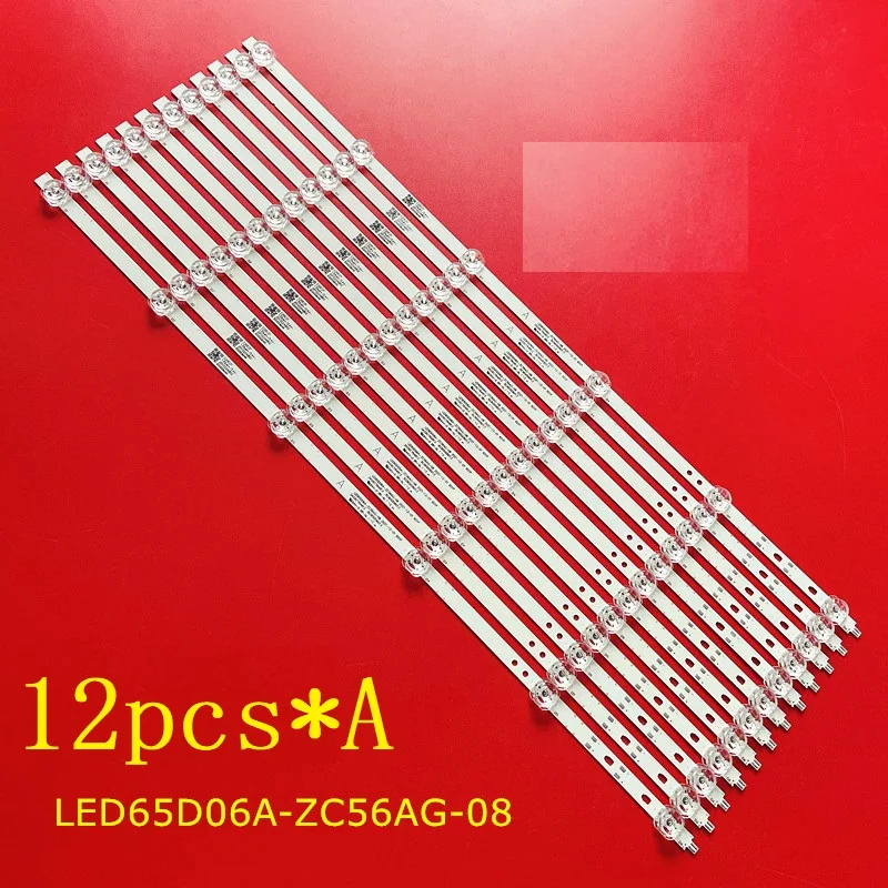 Kit LED Backlight strip 6LED For JVC LT-65MB708 LT-65CA890 65‘’TV L65M5-EA LED65D06A-ZC56AG-08 30365006013 LED65D06B