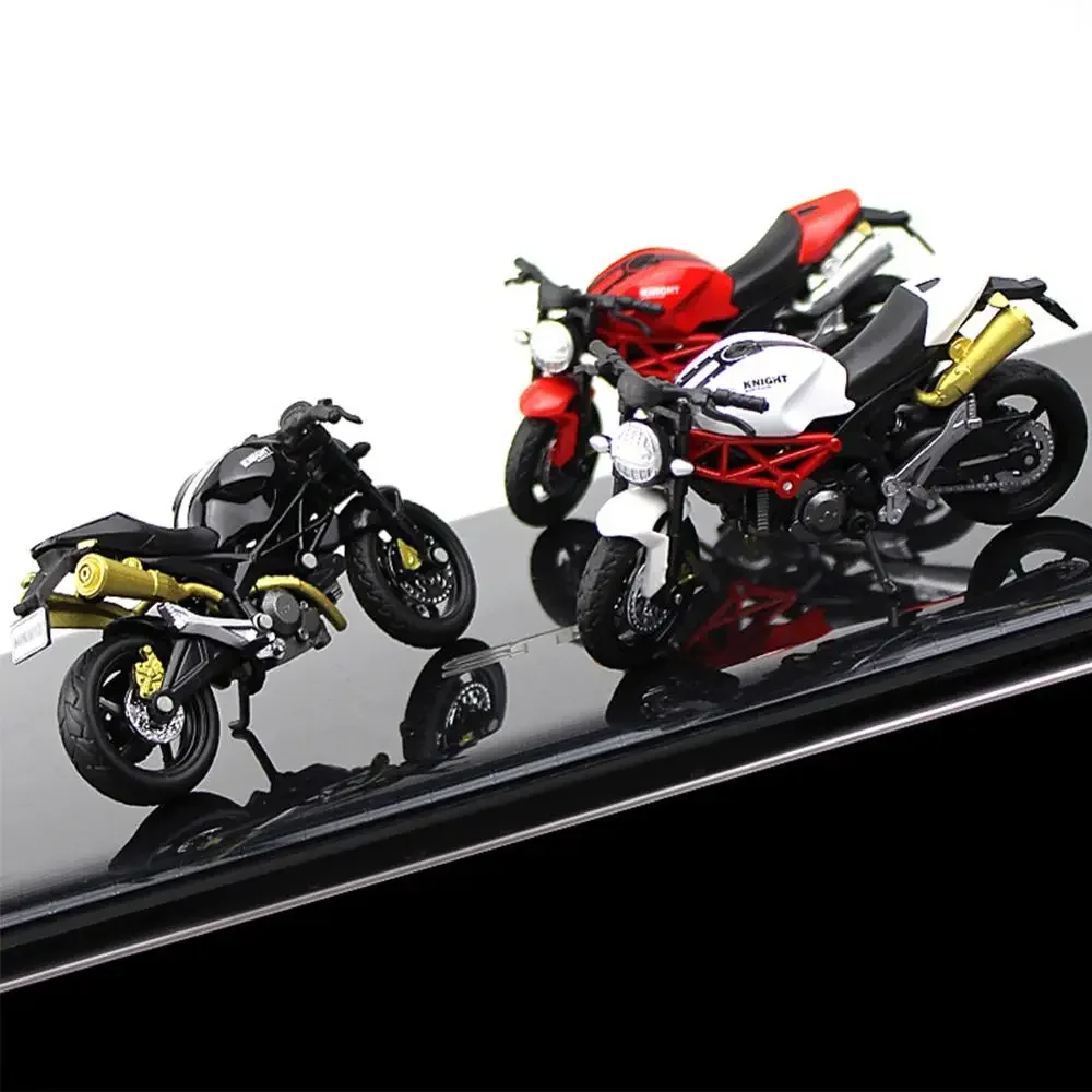 Halolo 1:18 Mini Model Motorcycle Diecast Pocket portable Finger Mountain bike Vehicle Simulation Collection Toys for children