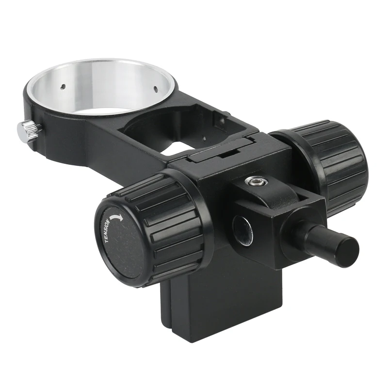 Imagem -06 - Suporte de Braço Articulado Ajustável Suporte de Foco Eakins Zoom Trinocular Binocular Stereo Boom Bracket 76 mm