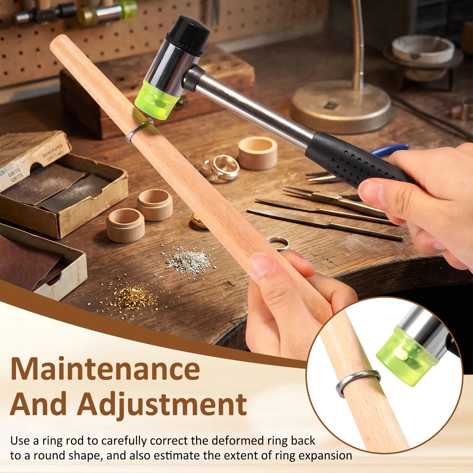 1Set Ring Sizer Measuring Tool - Jewelry Making Tools review and price