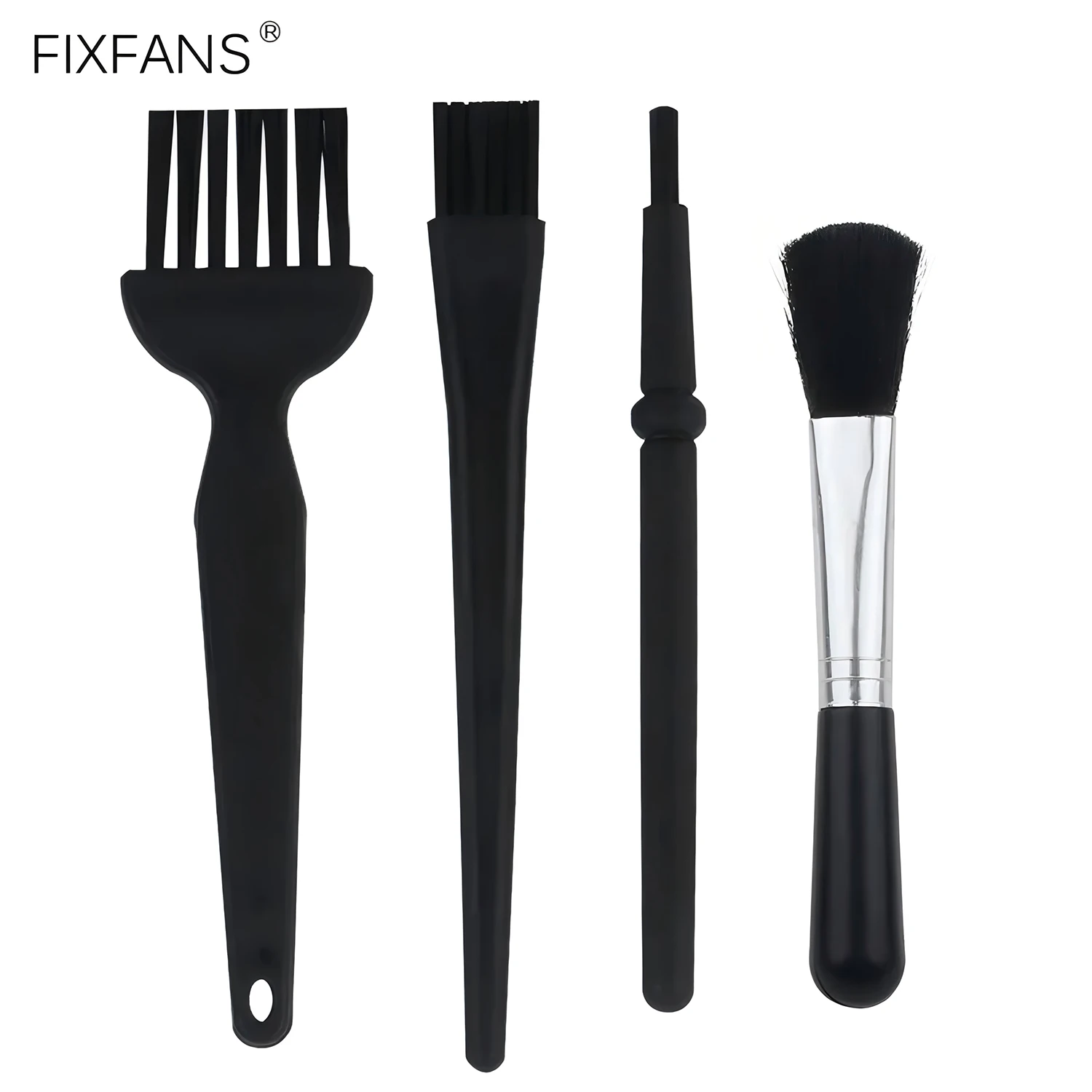 4Pcs Anti-Static ESD Nylon Brush Computer PC Cleaning Brush Kit for Keyboard Fan Radiators Circuit Board PCB Repair Tool