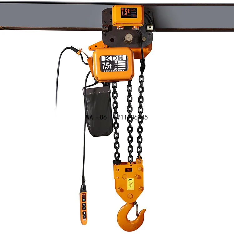 7.5 Tons Heavy Duty Electric Chain Hoist Industrial Lifting Equipment