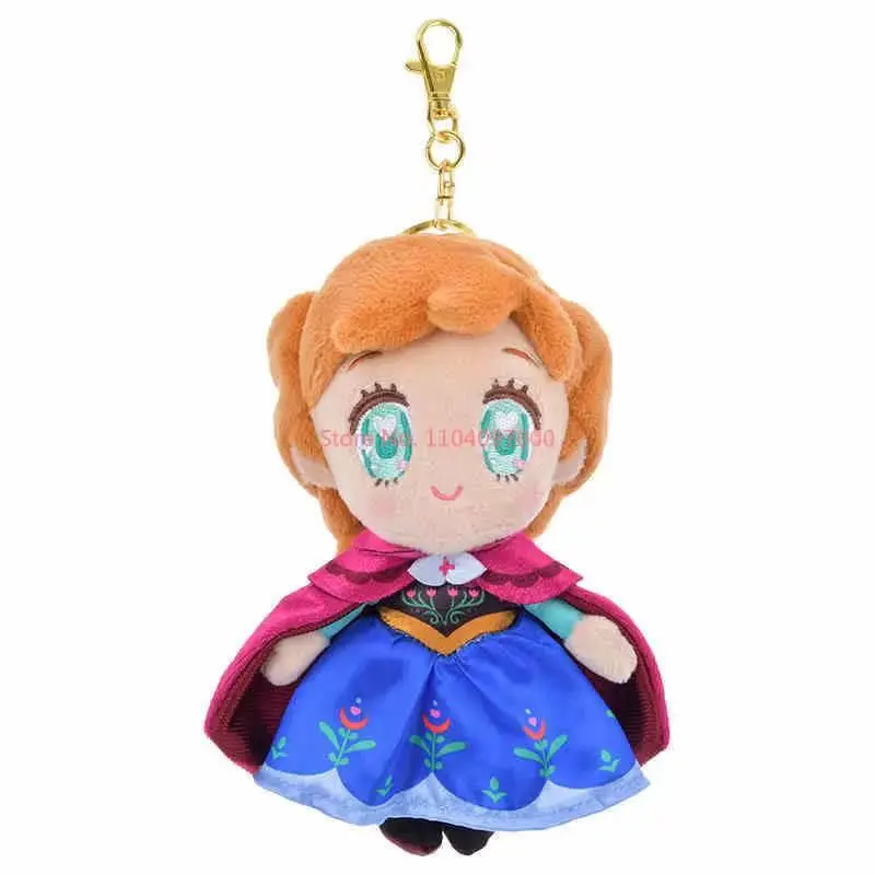 Disney Frozen Elsa Anna Princess ตุ๊กตา Kawaii การ์ตูนสร้างสรรค์ตุ๊กตาพวงกุญแจตุ๊กตาจี้เพื่อนวันเกิดคริสต์มาสของขวัญ